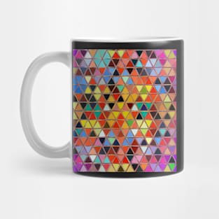 Colourful world of triangels Mug